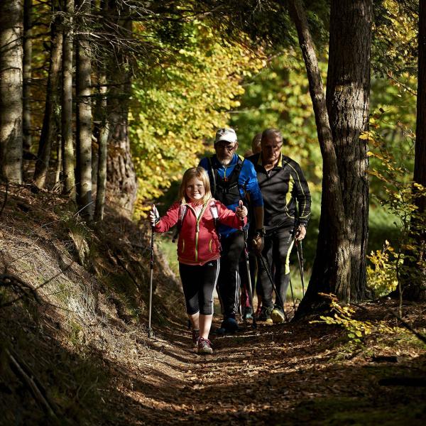 Colbéry Nordic Walking Tour: zwischen dem Abri du Colbéry und der Forststraße von St. Oury