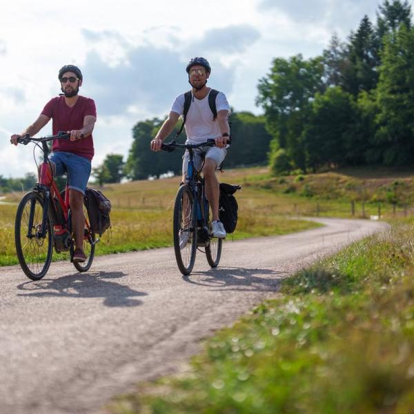 Radwanderweg im Bruche-Tal: La Vélo Bruche (Die Fahrradroute Bruche)