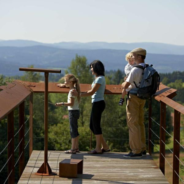 Schneeschuh Wanderparcours H01 : Auf den Saaleser Höhen